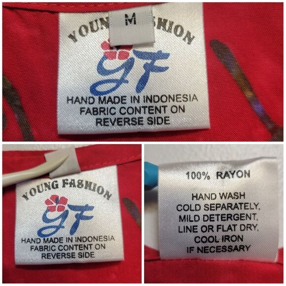 Young Fashion Vintage Red Patterned Culottes and Sleeveless Top Matching Set - Picture 11 of 12